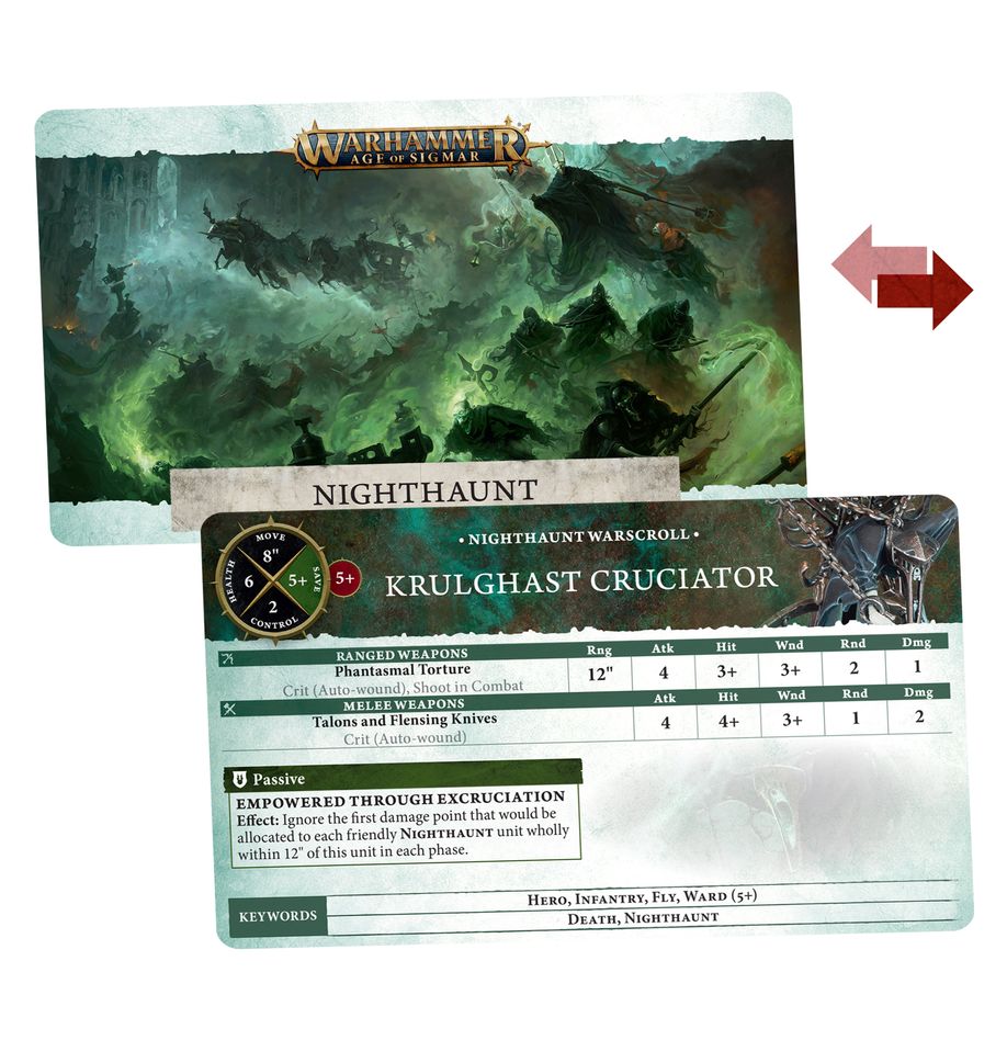 WARSCROLL CARDS: NIGHTHAUNT (ENGLISH)