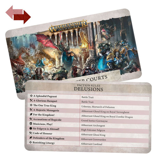 WARSCROLL CARDS:FLESH-EATER COURTS (ENG)