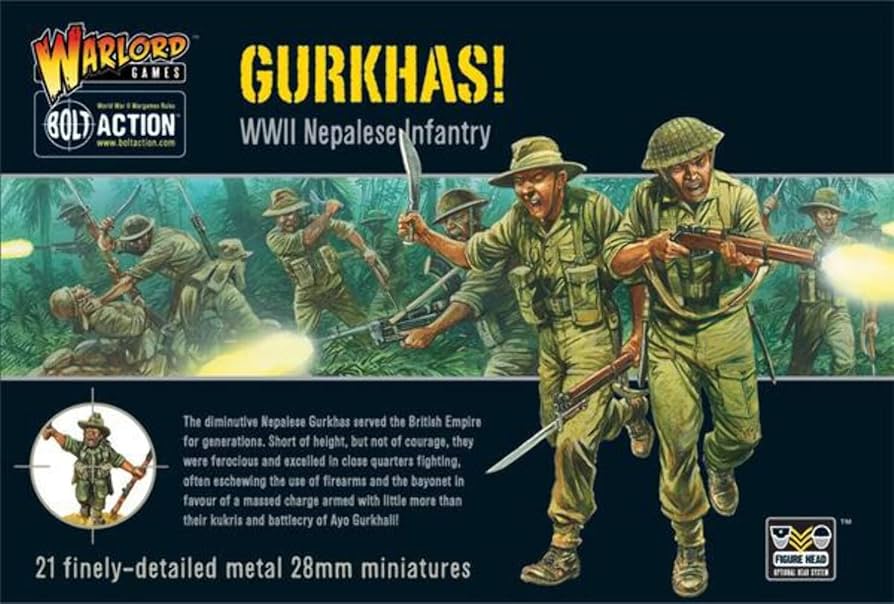 Bolt Action: GURKHAS (28MM WW2 Nepalese Infantry)