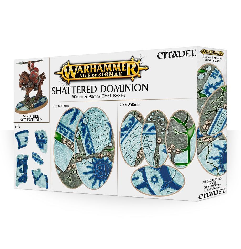 Age of Sigmar: Shattered Dominion - 60 & 90mm oval