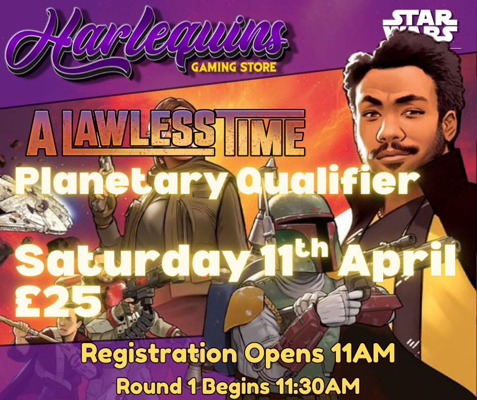 TICKET: Harlequins A Lawless Time Planetary Qualifier - 11.04.26