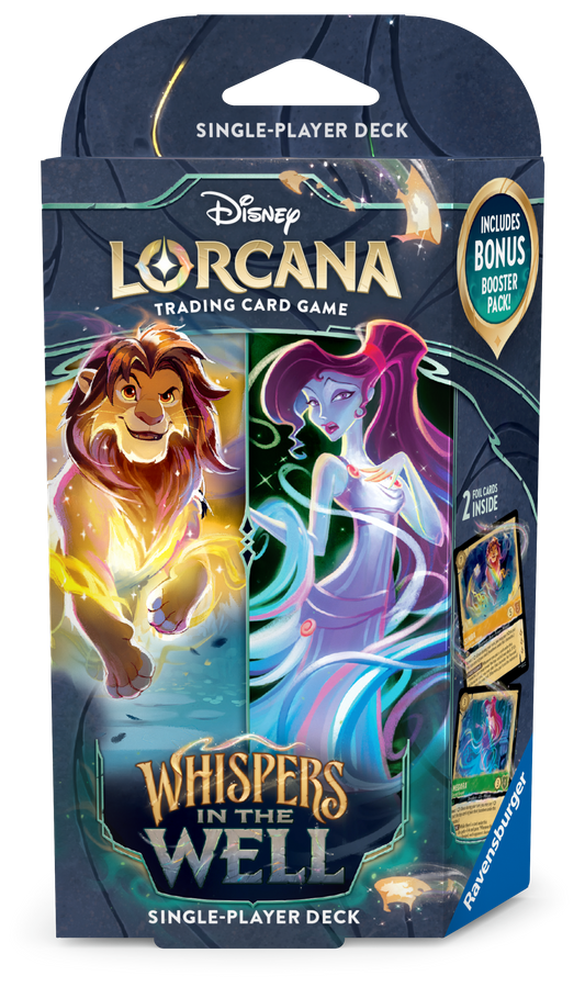 Disney's Lorcana Whispers in the Well Starter Decks (Pre-Order 14/11/25)