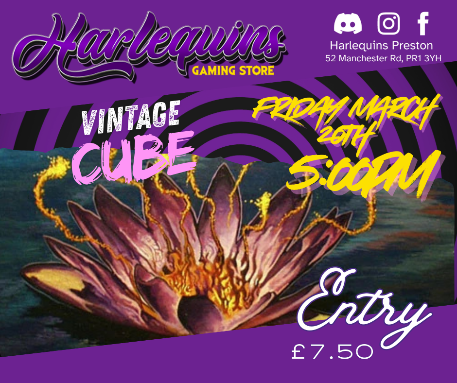 March 20th - Harlequins Vintage Cube