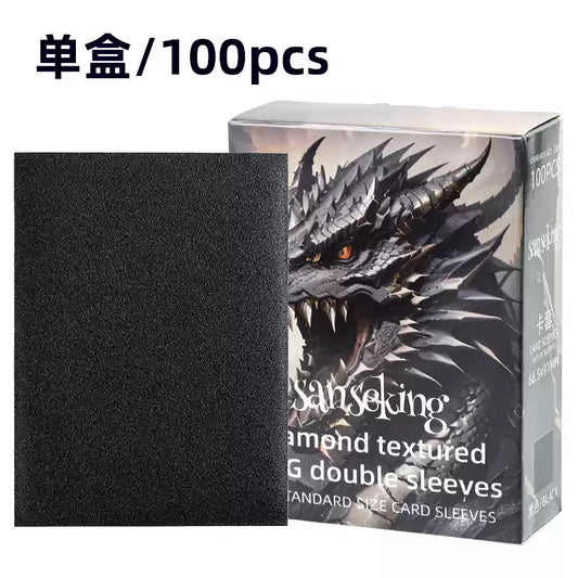 Sanseking Diamond Textured PTCG double sleeves
