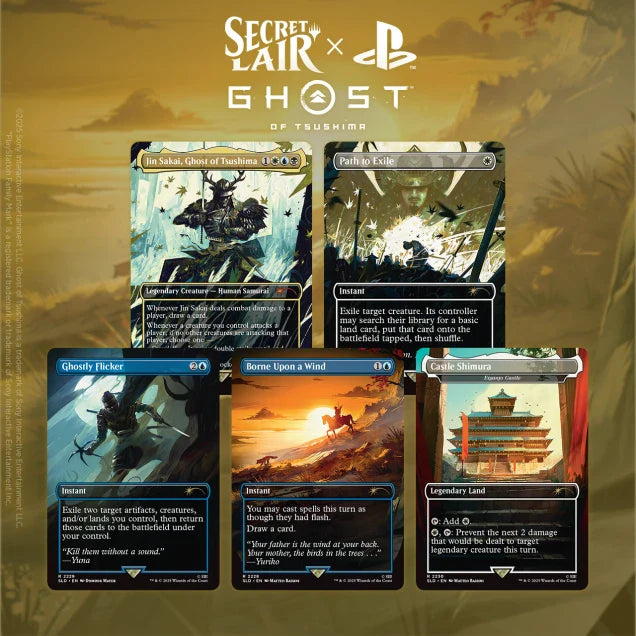 PRE-ORDER - Magic! The Gathering: Secret Lair x Ghost of Tsushima Non-Foil