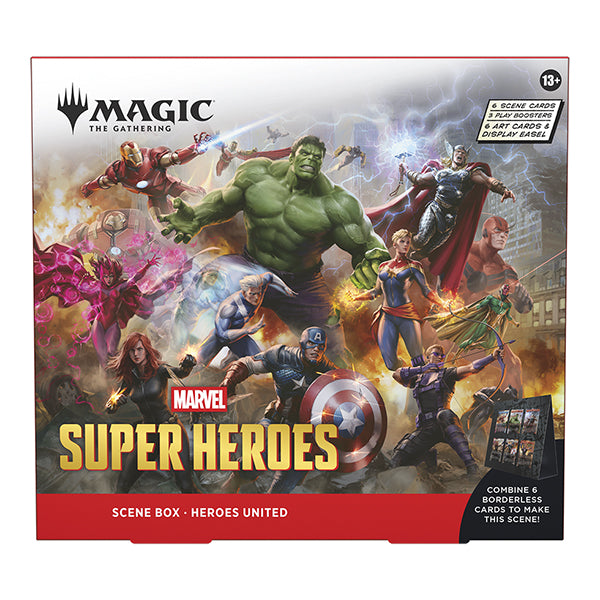 PRE-ORDER: Magic The Gathering - Marvel Super Heroes Scene Box