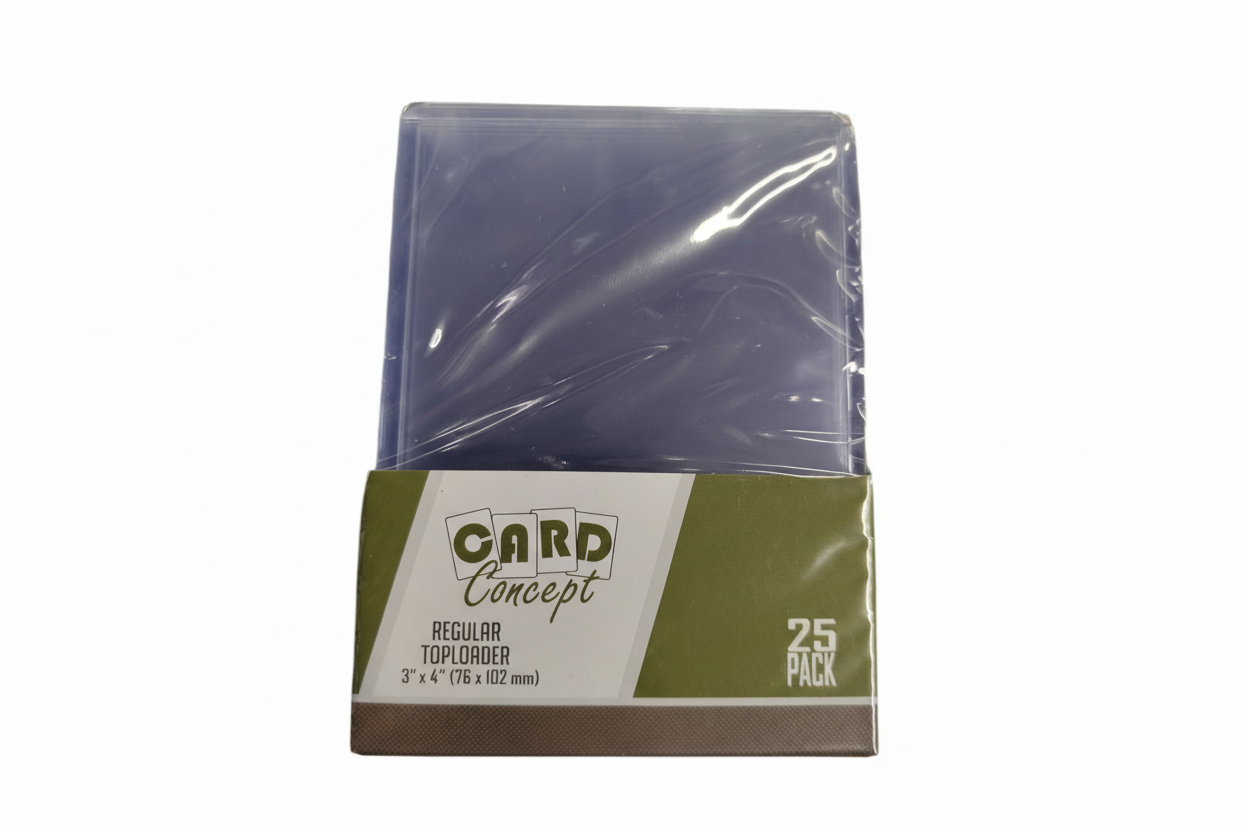 Card Concept Regular Toploaders - 25 Pack (3" x 4")