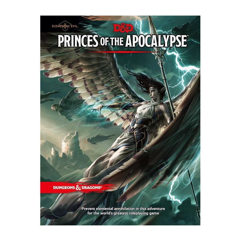 D&D princes of apocalypse book front cover