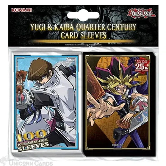 Yugioh TCG - Yugi & Kaiba 25Th anniversary - card sleeves