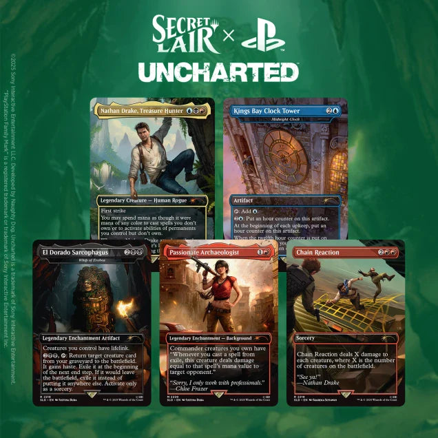 PRE-ORDER - Magic! The Gathering: Secret Lair x Uncharted Non-Foil 