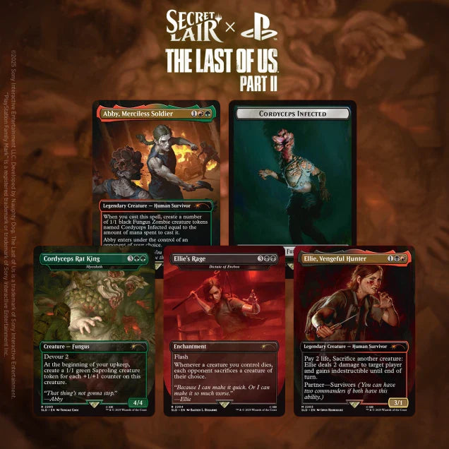 PRE-ORDER - Magic! The Gathering: Secret Lair x The Last of Us Part II Non-Foil 