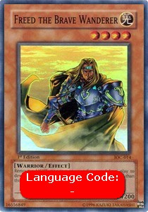 Freed the Brave Wanderer (V.1 - Super Rare) - Invasion of Chaos (Super Rare) [IOC-014]