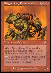 Siege-Gang Commander - Scourge (Rare) [SCG-103]