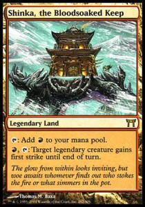 Shinka, the Bloodsoaked Keep - Champions of Kamigawa (Rare) [CHK-282]