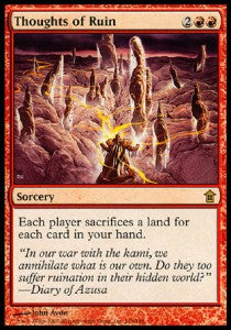 Thoughts of Ruin - Saviors of Kamigawa (Rare) [SOK-118]