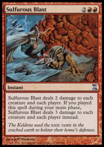 Sulfurous Blast - Time Spiral (Uncommon) [TSP-180]