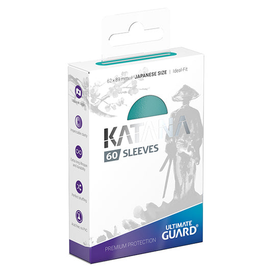 Ultimate Guard - Katana Sleeves - Japanese Size - Turqouise 60pk