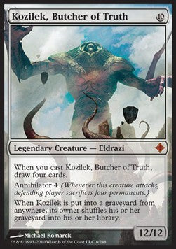Kozilek, Butcher of Truth - Rise of the Eldrazi (Mythic) [ROE-6]