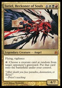 Tariel, Reckoner of Souls (V.1) - Commander (Mythic) [CMD-229]