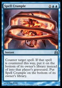 Spell Crumple - Commander (Uncommon) [CMD-63]