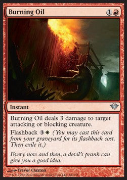 Burning Oil - Dark Ascension (Uncommon) [DKA-84]