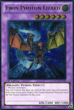 Twin Photon Lizard (V.2 - Ultimate Rare) - Order of Chaos (Ultimate Rare) [ORCS-039]