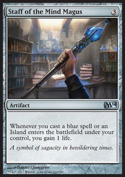 Staff of the Mind Magus - Magic 2014 (Uncommon) [M14-221]