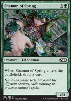 Shaman of Spring - Magic 2015 (Common) [M15-199]