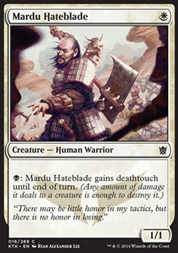 Mardu Hateblade - Khans of Tarkir (Common) [KTK-16]