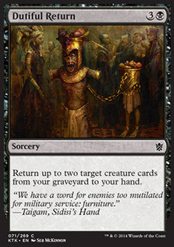 Dutiful Return - Khans of Tarkir (Common) [KTK-71]
