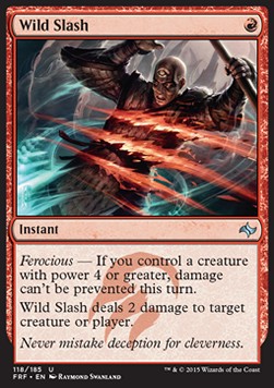 Wild Slash - Fate Reforged (Uncommon) [FRF-118]