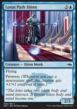 Lotus Path Djinn - Fate Reforged (Common) [FRF-39]