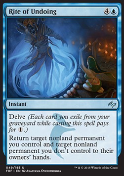 Rite of Undoing - Fate Reforged (Uncommon) [FRF-49]