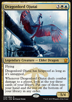 Dragonlord Ojutai - Dragons of Tarkir (Mythic) [DTK-219]