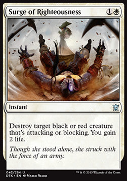 Surge of Righteousness - Dragons of Tarkir (Uncommon) [DTK-42]