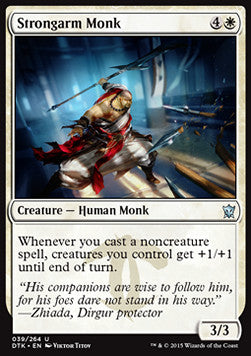 Strongarm Monk - Dragons of Tarkir (Uncommon) [DTK-39]