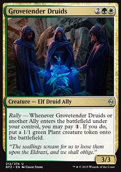 Grovetender Druids - Battle for Zendikar (Uncommon) [BFZ-212]