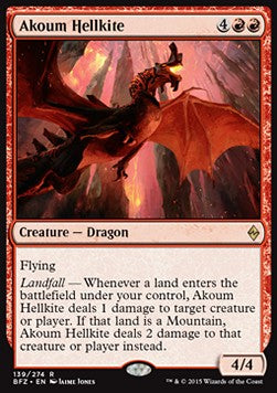 Akoum Hellkite - Battle for Zendikar (Rare) [BFZ-139]