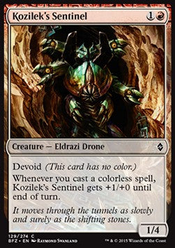 Kozilek's Sentinel - Battle for Zendikar (Common) [BFZ-129]