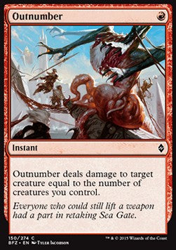 Outnumber - Battle for Zendikar (Common) [BFZ-150]
