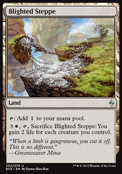 Blighted Steppe - Battle for Zendikar (Uncommon) [BFZ-232]
