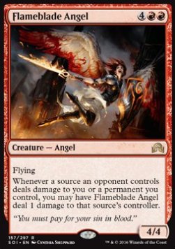 Flameblade Angel - Shadows over Innistrad (Rare) [SOI-157]