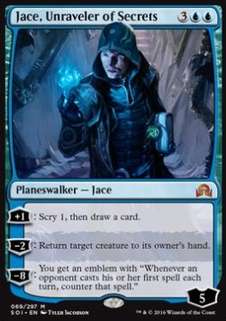 Jace, Unraveler of Secrets - Shadows over Innistrad (Mythic) [SOI-69]
