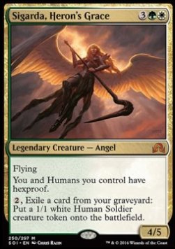 Sigarda, Heron's Grace - Shadows over Innistrad (Mythic) [SOI-250]