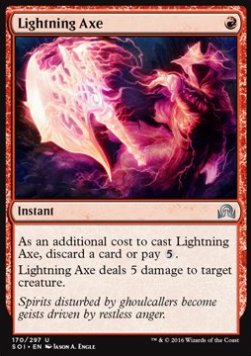 Lightning Axe - Shadows over Innistrad (Uncommon) [SOI-170]