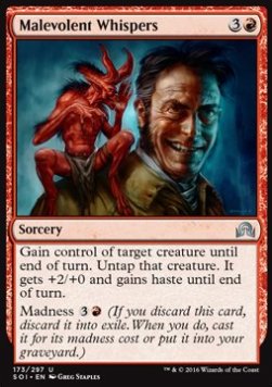 Malevolent Whispers - Shadows over Innistrad (Uncommon) [SOI-173]