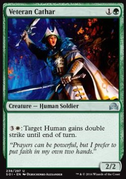 Veteran Cathar - Shadows over Innistrad (Uncommon) [SOI-238]