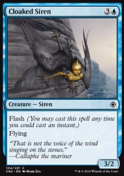 Cloaked Siren - Conspiracy: Take the Crown (Common) [CN2-104]