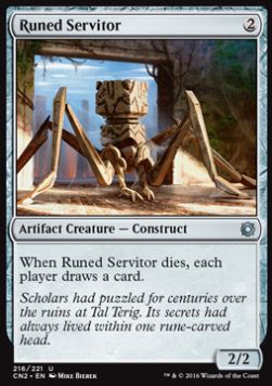 Runed Servitor - Conspiracy: Take the Crown (Uncommon) [CN2-216]