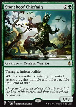 Stonehoof Chieftain - Commander 2016 (Rare) [C16-25]